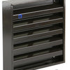 Renson 1006234 - grille murale en saillie aluminium 431 ral8019 165x165mm | 2 pièces