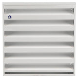 Renson 1006236 - grille murale en saillie 431 alu ral 9010 225x225mm | 2 pièces - afbeelding 2
