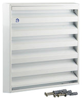 Renson 1006236 - grille murale en saillie 431 alu ral 9010 225x225mm | 2 pièces - afbeelding 3