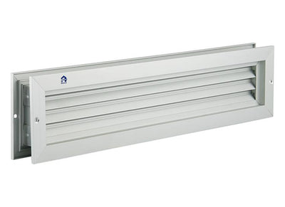 Renson 1006214 - grille de porte 461 alu f1 425x76mm | 2 pièces