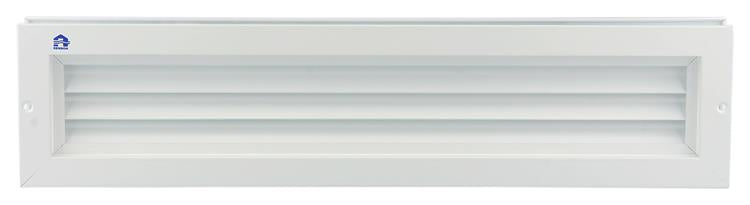Renson 1006215 - grille de porte 461 alu ral 9010 425x76mm | 2 pièces