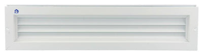 Renson 1006215 - grille de porte 461 alu ral 9010 425x76mm | 2 pièces