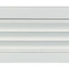 Renson 1006215 - grille de porte 461 alu ral 9010 425x76mm | 2 pièces