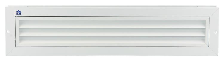 Renson 1006215 - grille de porte 461 alu ral 9010 425x76mm | 2 pièces