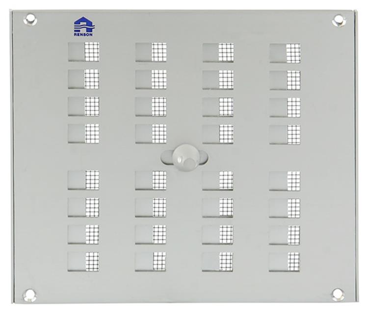 Renson 1006217 - surface de grille réglable. Aluminium 4032 f1 175x150mm | 2 pièces