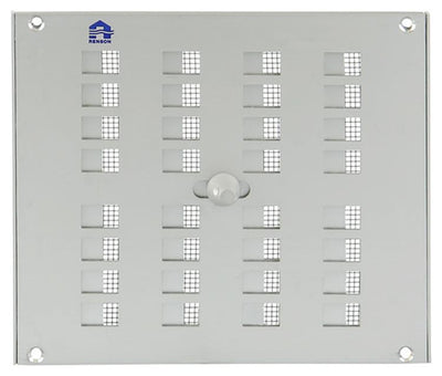 Renson 1006217 - surface de grille réglable. Aluminium 4032 f1 175x150mm | 2 pièces