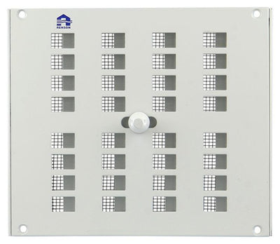 Renson 1006219 - surface de grille réglable. 4032 aluminium ral 9010 175x150mm | 2 pièces