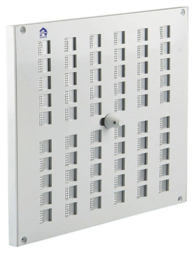 Renson 1006222 - surface de grille réglable. 4032 aluminium ral 9010 240x200mm | 2 pièces