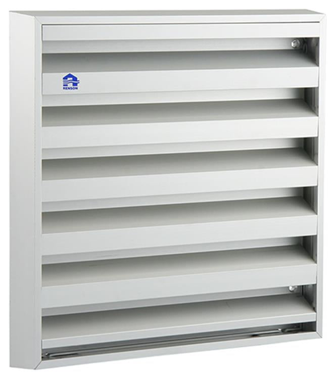 Renson 1006235 - grille murale en saillie 431 aluminium f1 225x225mm | 2 pièces