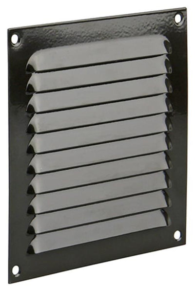 Renson 1015064 - grille à ailettes plate aluminium marron 150x150mm | 10 pièces