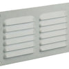 Renson 1015066 - grille à ailettes plate aluminium blanc 200x100mm | 10 pièces
