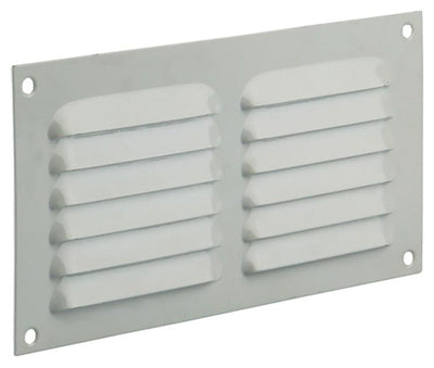 Renson 1015066 - grille à ailettes plate aluminium blanc 200x100mm | 10 pièces