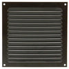 Renson 1015070 - grille à ailettes plate aluminium marron 200x200mm | 10 pièces