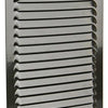 Renson 1015073 - grille à ailettes plate aluminium marron 200x250mm | 10 pièces