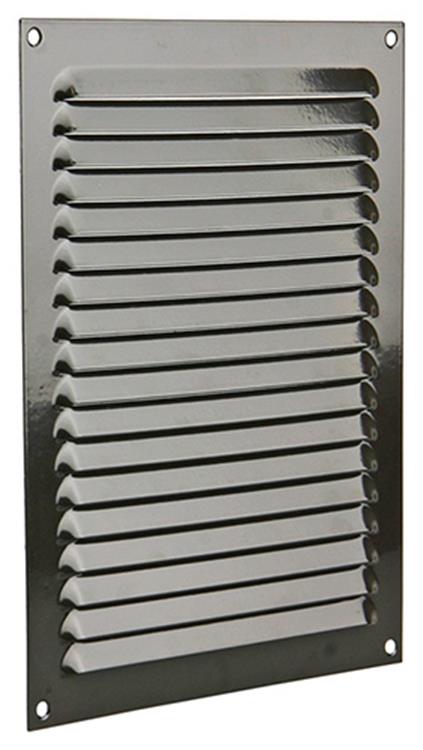 Renson 1015073 - grille à ailettes plate aluminium marron 200x250mm | 10 pièces
