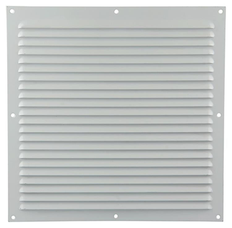Renson 1015075 - grille à ailettes plate aluminium blanc 300x300mm | 10 pièces