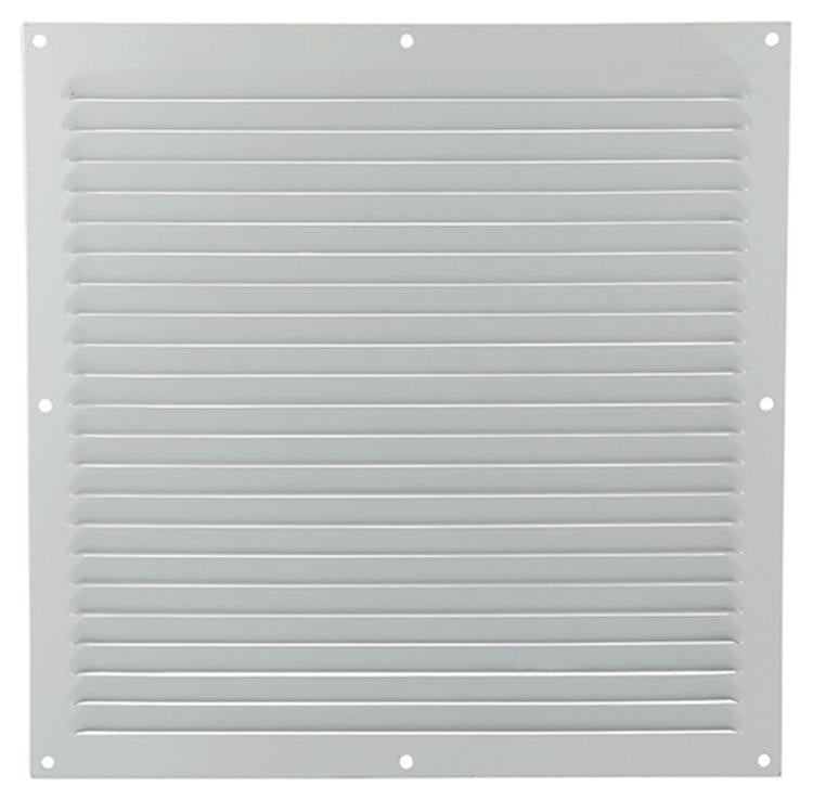 Renson 1015075 - grille à ailettes plate aluminium blanc 300x300mm | 10 pièces