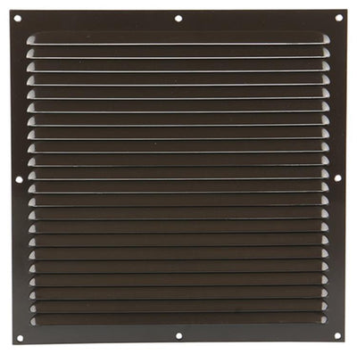 Renson 1006314 - grille à ailettes plate aluminium ral 8019 300x300mm | 10 pièces
