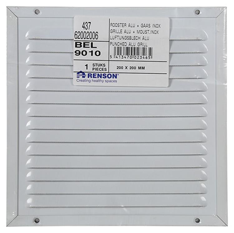 Renson 1008578 - lame r. 437 blanc 200x200mm | 5 pièces