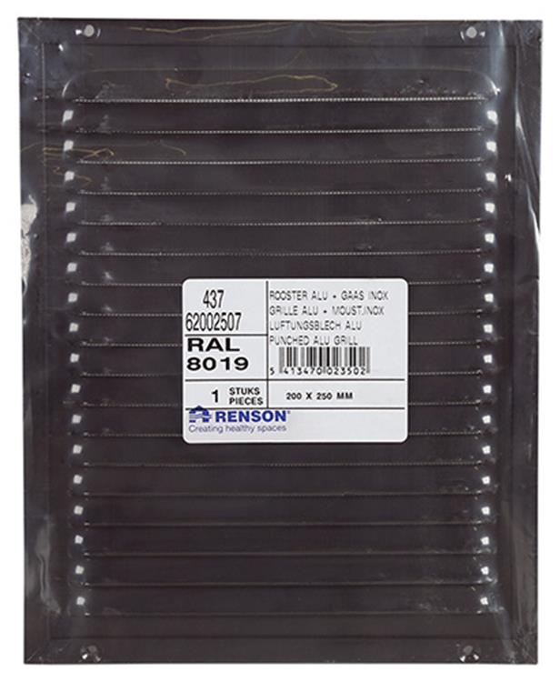 Renson 1008582 - lame r. 437 marron 200x250mm | 5 pièces