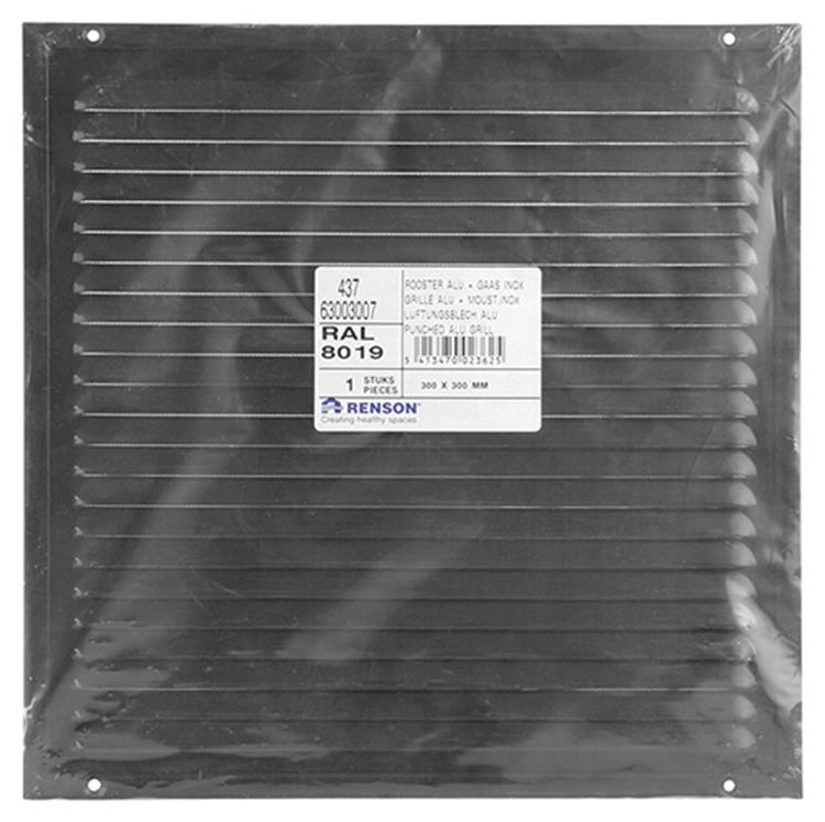 Renson 1008584 - lame r. 437 marron 300x300mm | 5 pièces