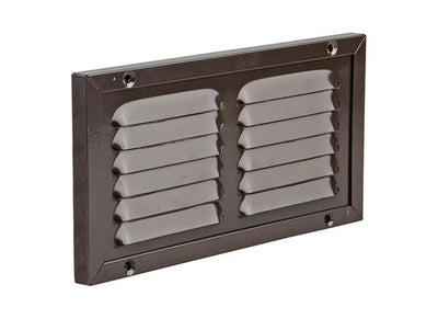 Renson 1006346 - grille à hélices + cadre + moustiquaire. construction 437 ral8019 200x100mm | 1 pièce
