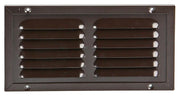 Renson 1006346 - grille à hélices + cadre + moustiquaire. construction 437 ral8019 200x100mm | 1 pièce - afbeelding 2