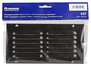 Renson 1006346 - grille à hélices + cadre + moustiquaire. construction 437 ral8019 200x100mm | 1 pièce - afbeelding 3