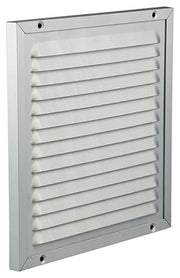 Renson 1006347 - grille à hélices + cadre + moustiquaire. construction 437 f1 200x200mm | 2 pièces - afbeelding 1