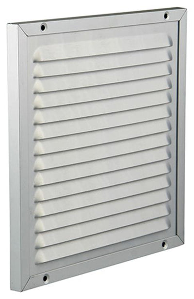 Renson 1006347 - grille à hélices + cadre + moustiquaire. construction 437 f1 200x200mm | 2 pièces