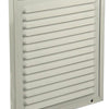 Renson 1006348 - grille à hélices + cadre + moustiquaire. construction 437 ral9010 200x200mm | 2 pièces
