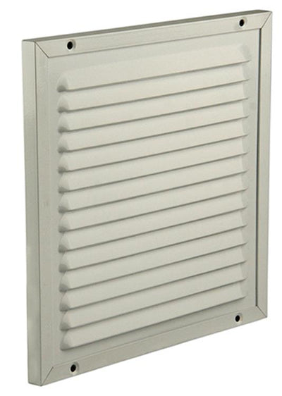 Renson 1006348 - grille à hélices + cadre + moustiquaire. construction 437 ral9010 200x200mm | 2 pièces