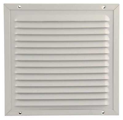 Renson 1006348 - grille à hélices + cadre + moustiquaire. construction 437 ral9010 200x200mm | 2 pièces