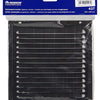 Renson 1006349 - grille à hélices + cadre + moustiquaire. construction 437 ral8019 200x200mm | 2 pièces