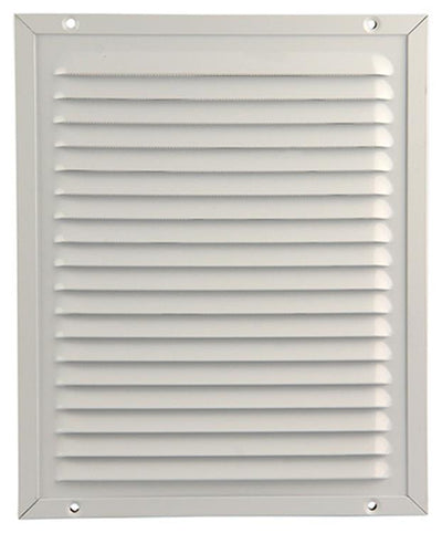 Renson 1006351 - grille à hélices + cadre + moustiquaire. construction 437 ral9010 200x250mm | 2 pièces