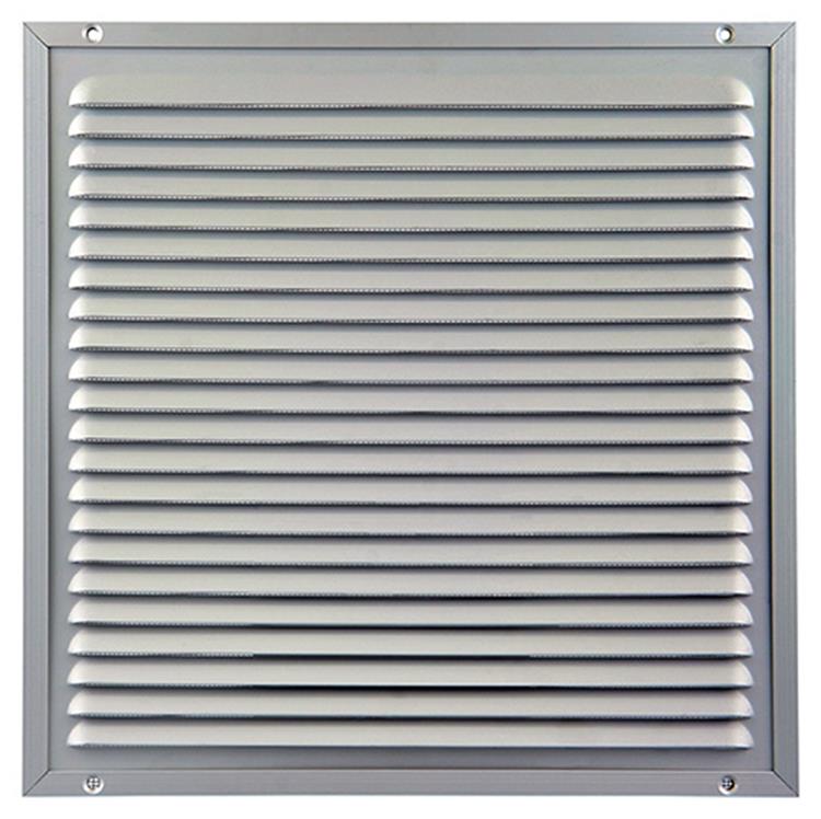 Renson 1006353 - grille à hélices + cadre + moustiquaire. construction 437 f1 300x300mm | 2 pièces