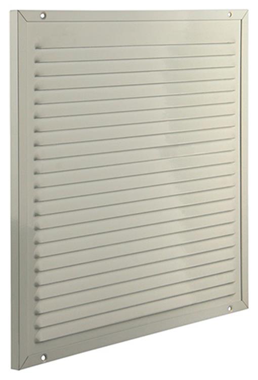 Renson 1006354 - grille à hélices + cadre + moustiquaire. construction 437 ral9010 300x300mm | 2 pièces