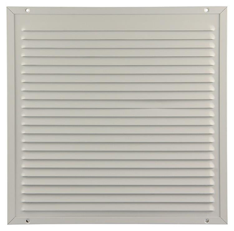 Renson 1006354 - grille à hélices + cadre + moustiquaire. construction 437 ral9010 300x300mm | 2 pièces