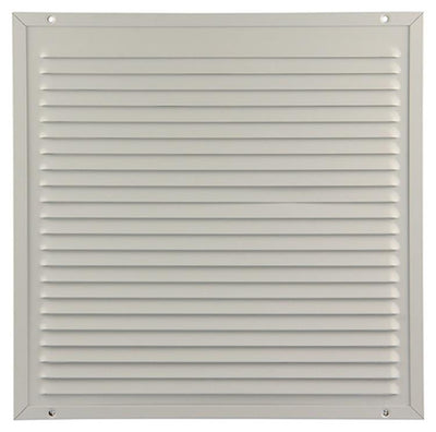 Renson 1006354 - grille à hélices + cadre + moustiquaire. construction 437 ral9010 300x300mm | 2 pièces
