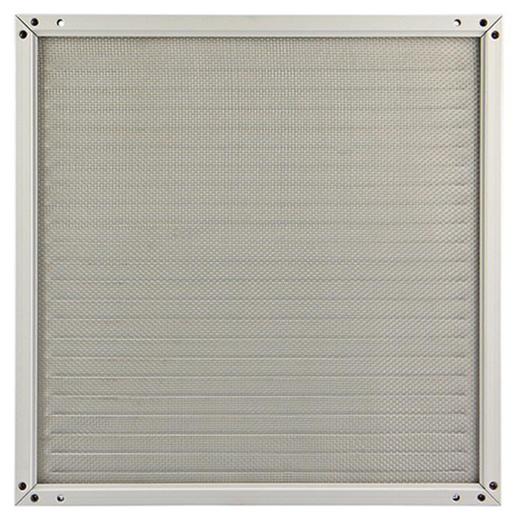 Renson 1006354 - grille à hélices + cadre + moustiquaire. construction 437 ral9010 300x300mm | 2 pièces