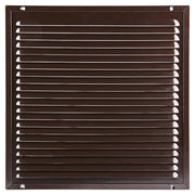 Renson 1006355 - grille à hélices + cadre + moustiquaire. construction 437 ral8019 300x300mm | 2 pièces - afbeelding 2