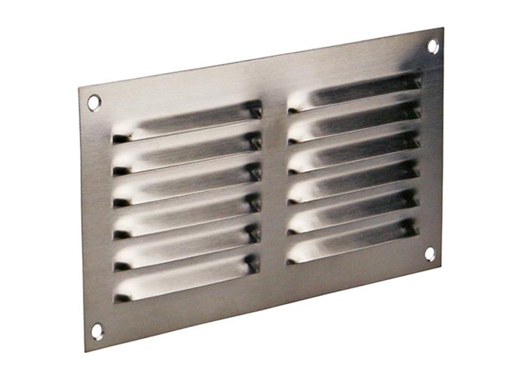 Renson 1006358 - grille à lames plate inox 438 200x100mm | 5 pièces