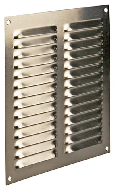Renson 1006359 - grille à lames plate inox 438 200x200mm | 5 pièces