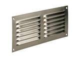 Renson 1006361 - grille à ailettes plate inox 438 250x100mm | 5 pièces - afbeelding 1