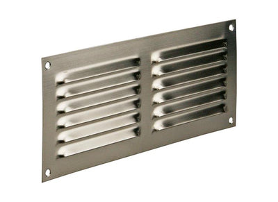 Renson 1006361 - grille à ailettes plate inox 438 250x100mm | 5 pièces