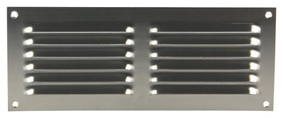 Renson 1006361 - grille à ailettes plate inox 438 250x100mm | 5 pièces