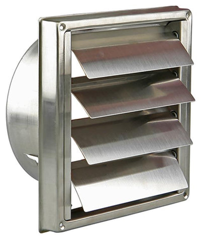 Renson 1006273 - grille de hotte aspirante à encastrer en acier inoxydable 633 ø125 | 2 pièces