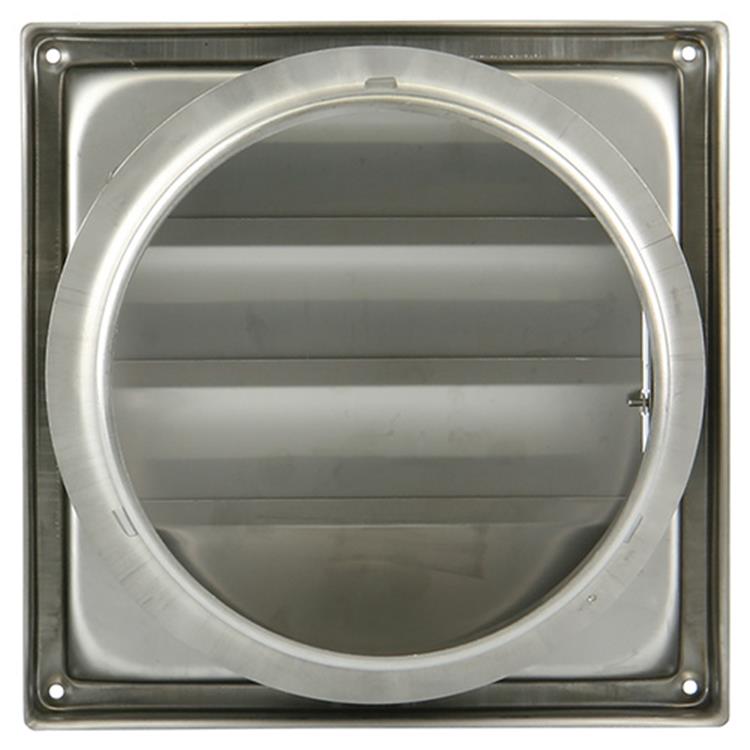 Renson 1006274 - grille de hotte aspirante à encastrer en acier inoxydable 633 ø150 | 2 pièces
