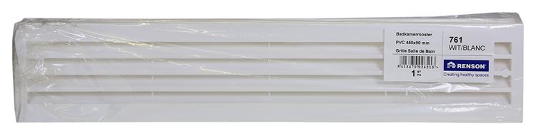 Renson 1006739 - grille de porte PVC 761 blanc 450x90mm | 1 pièce