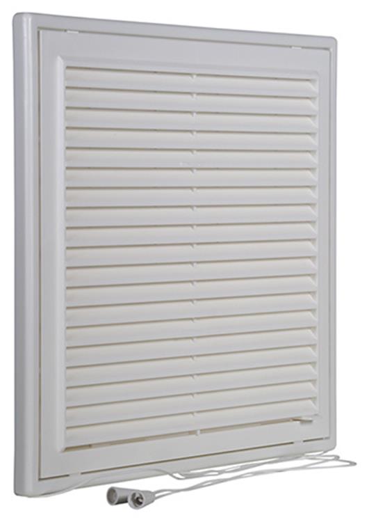 Renson 1006742 - grille PVC 732 blanc 250x250mm | 1 pièce